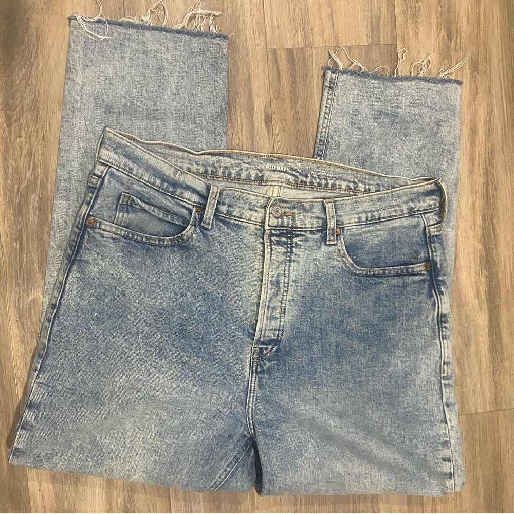 Old Navy Light Blue Relaxed Jeans